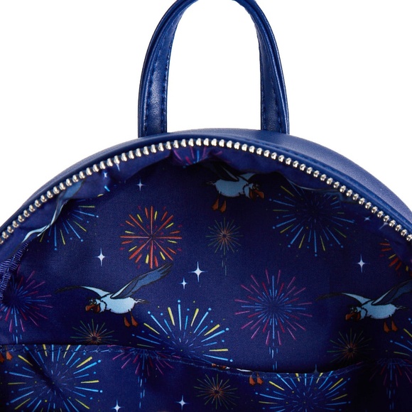 Loungefly The Little Mermaid Ariel Fireworks Glow and Light Up Mini Backpack - Picture 4 of 5